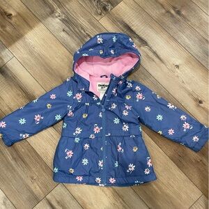 OshKosh B'gosh Blue Jacket with Floral Design